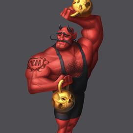 Демон культурист