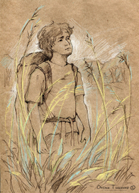 В  высокой траве