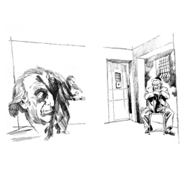 полосный разворот Ж,Сименон "Цена головы"