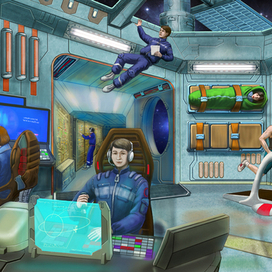 жизнь на мкс