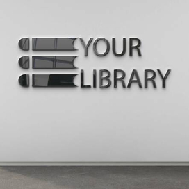YOUR LIBRARY вывеска