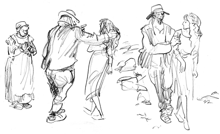 Наброски к Д. Кервуд