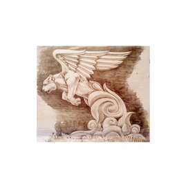 Барс с крыльями(эскиз-6)