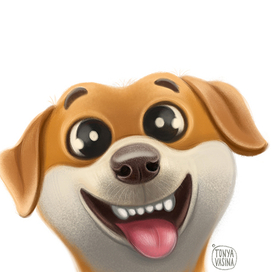 Пес-персонаж (вариант для упаковки) 