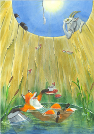 Лиса и козел