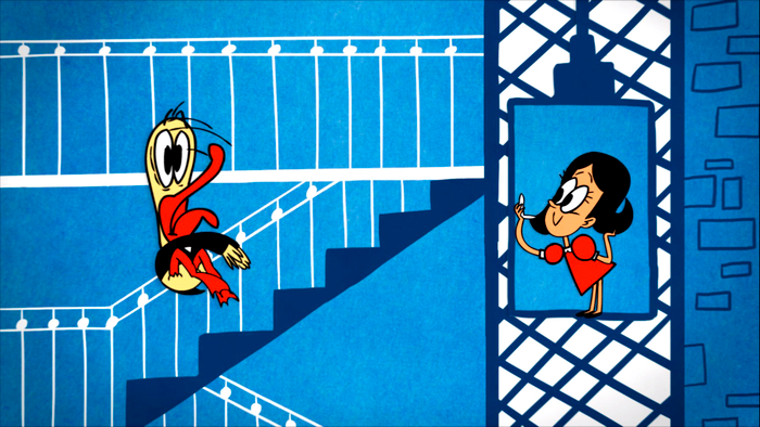 ЖИЛ ПЕВЧИЙ ГУСЬ скриншот из анимационного ролика СУЗДАЛЬ ФЕСТ 2017