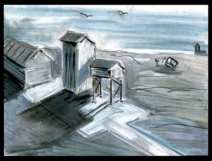 Брошенное зернохранилище