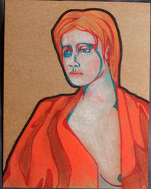 портрет в красном