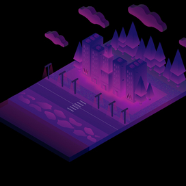 Город в изометрии