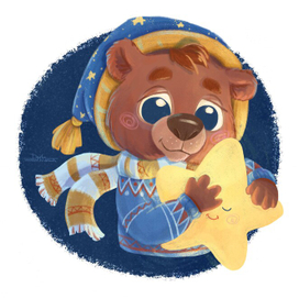 Мишка со звездой