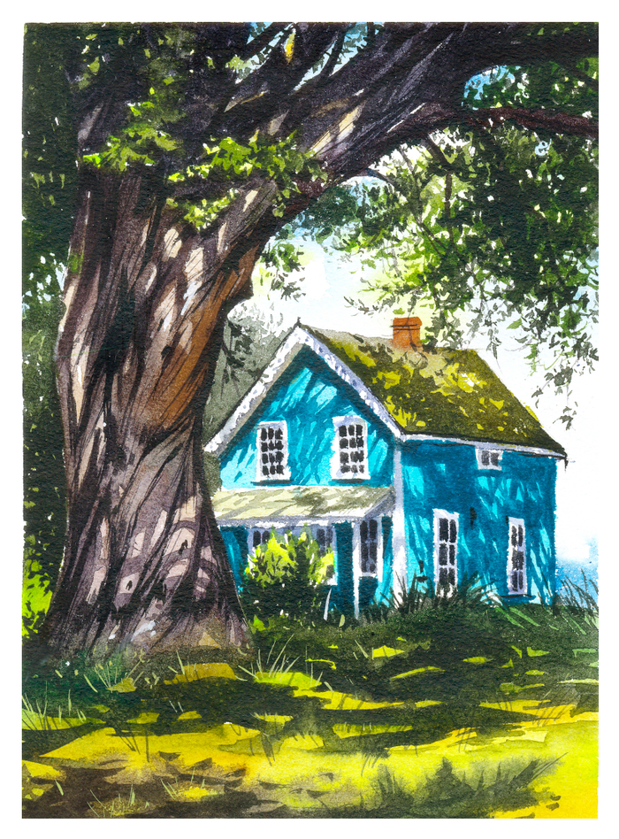 Если бы вы жили здесь, то были уже дома