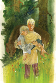 Медведко. Иллюстрация к сборнику сказов Таисьи Пьянковой