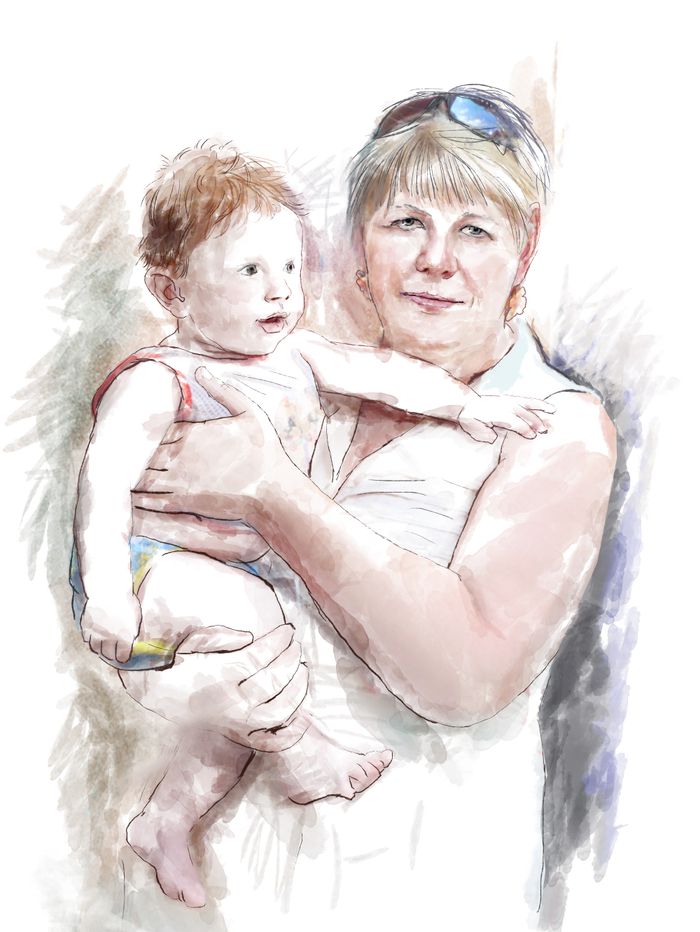 портрет сестры