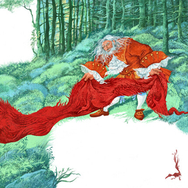 Иллюстрация к книге "Плащ Тролля" Анны Валенберг