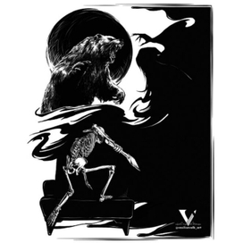 Иллюстрация к книге Льва Баюна "Здесь умирают весело"