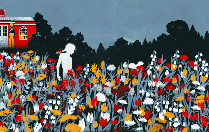 Иллюстрация - 24 к сказке Х.К. Андерсена "Снежная королева"