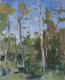 утренний лес