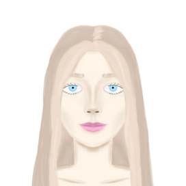 Светловолосая девушка