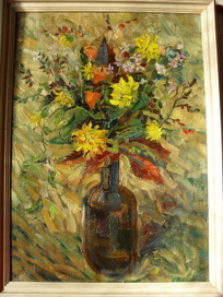 Осенний букет. Золотые шары.