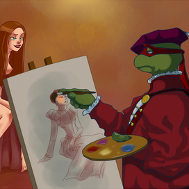 Один из мастеров Эпохи Возрождения