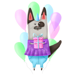 Персонаж для открытки