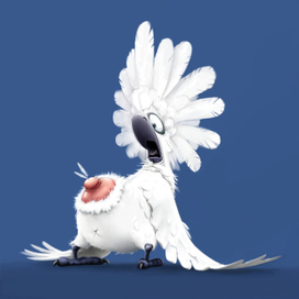 Попугай - персонаж для сказки