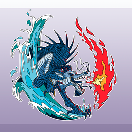 Dragon print