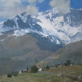  В горах Швейцарии ( Лейдниц)