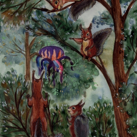 иллюстрация Белки