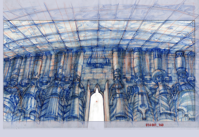 Разработка локации для мультфильма.