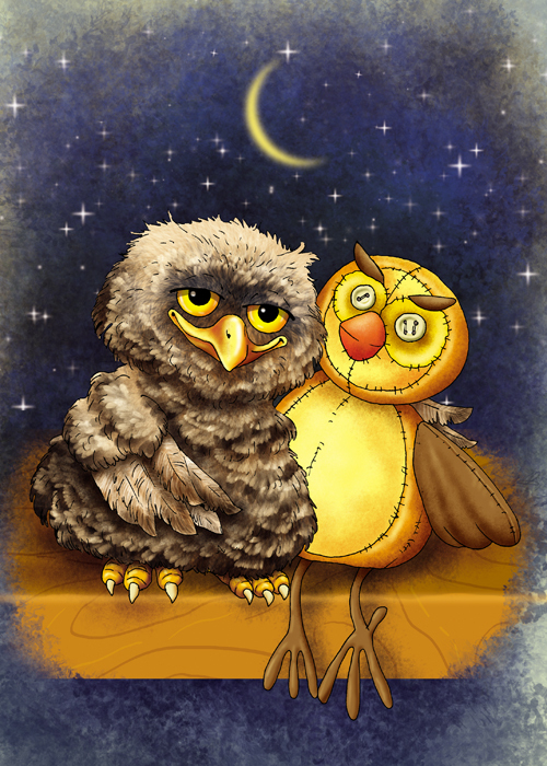 всем нужен друг, даже сове;))