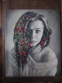 портрет девушки с фотографии