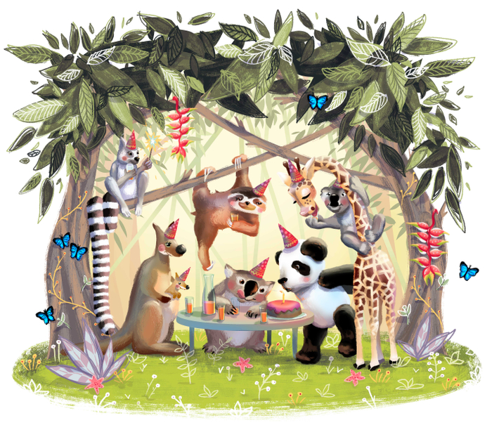 День рождения в джунглях