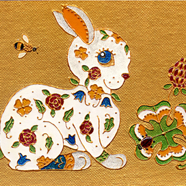 Зайчик и четырехлистный клевер