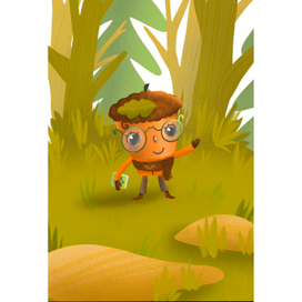 Персонаж орешек для бренда