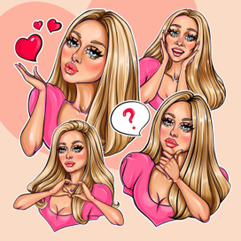 Набор стикеров для мессенджера