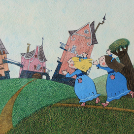 Девочка, наступившая на хлеб