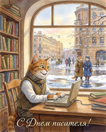 С Днем писателя