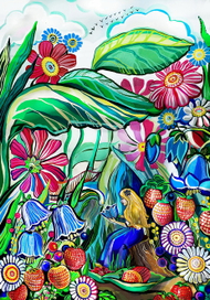 Иллюстрация"Дюймовочка"