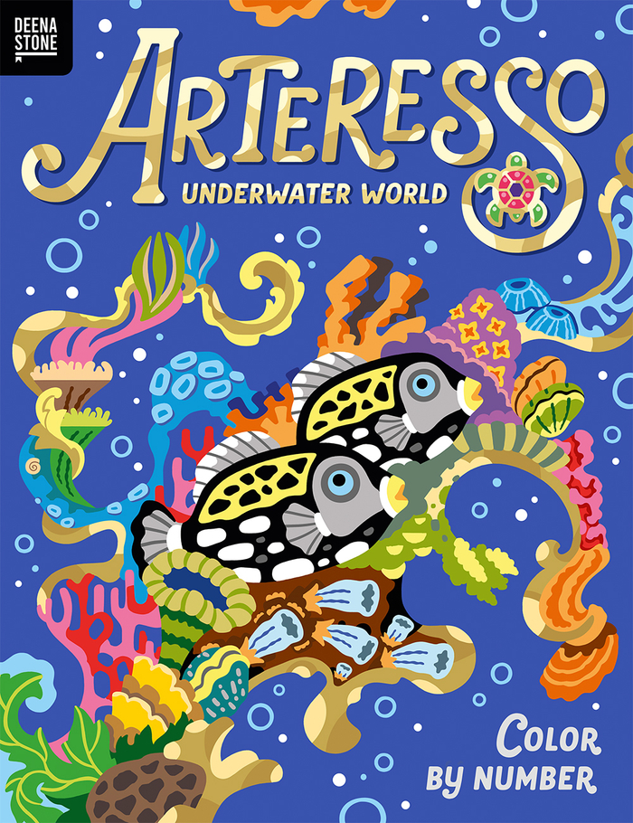 Дизайн обложки для книги "Подводный мир"