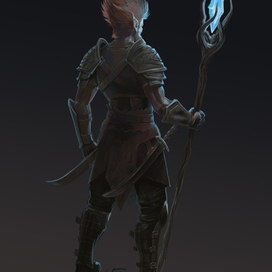 Концепт персонажа. Смена ракурса.