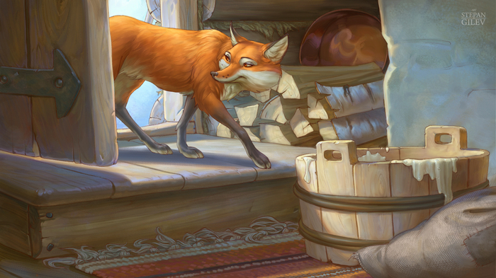 Лисичка сестричка и серый волк.