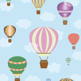 Постер Воздушные шары