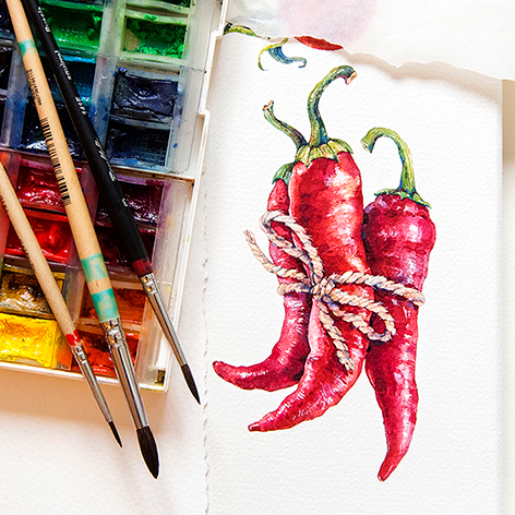 Связка перчиков.