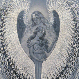 Ангел-хранитель. Фрагмент.