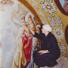 Рисую ангелов.