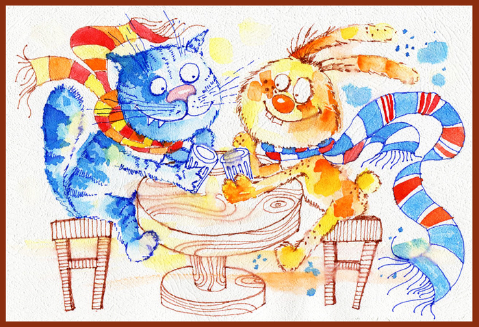 друг нашел друга.