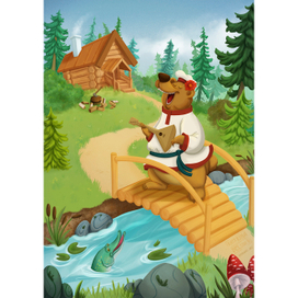 Медведь с балалайкой