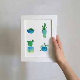 Растения. Минималистично