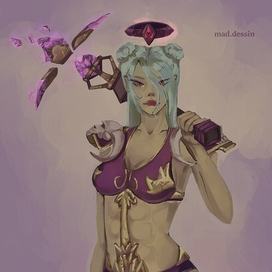 Дама с фэнтэзи игры